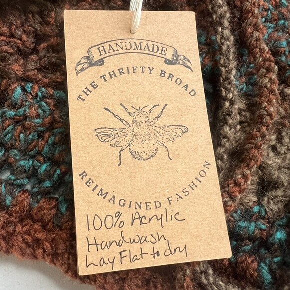 Handmade Crochet 100% Acrylic (soft) Neck Warmer Snood Shawl OS Boho Lagenlook - Picture 9 of 9